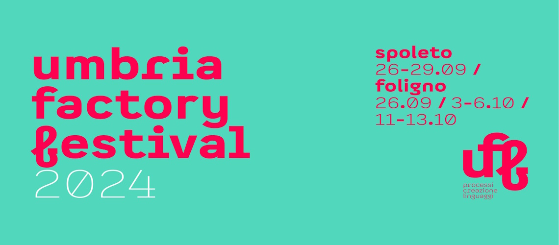 playbill Umbria factory festival 2024 - Spoleto - Foligno